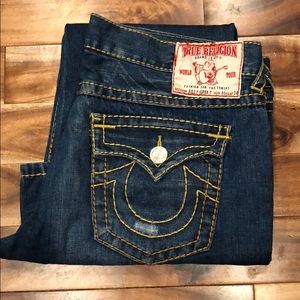 Men’s Size 40 True Religion Jeans 40x34 EUC